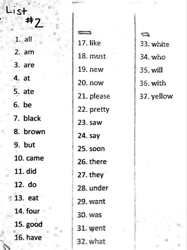 research on teaching sight words